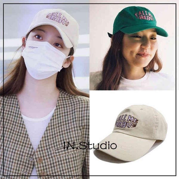 

hats -----------22369 korean minority design cal xu lunana star same baseball cap style, Blue;gray