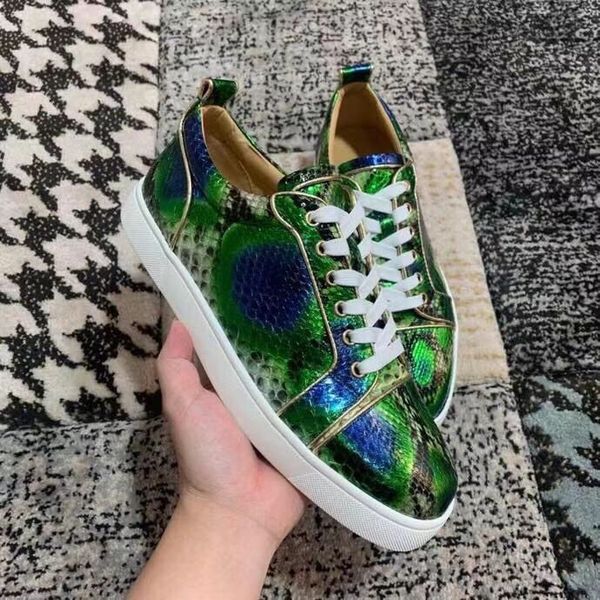 

luxury casual sneakers men shoes red bottoms sneaker suede leather shoes leisure flats sneakers junior low shoes brands comfort trainers eu, Black