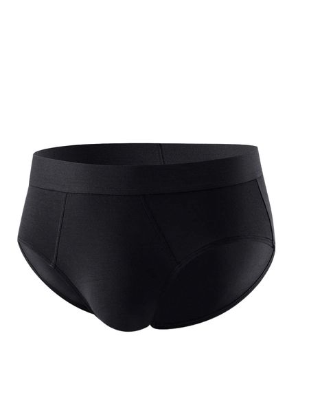 

men tape waist brief h2us#, Black;brown