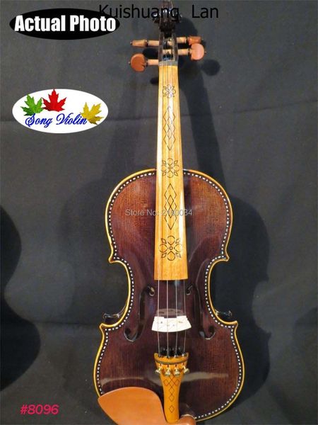 

strad style song brand concert inlay art violin 4/4 #8096