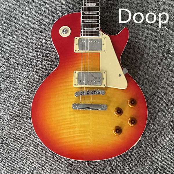 

in stock fire eagle lp electric guitar square fingerboard cloud red circle yellow color shell edge guitarra guitars