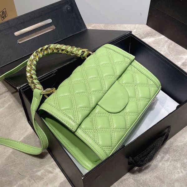

handbag classic totes bags lambskin quilted plaid woven handle gold hardware flap crossbody shoulder bag luxury designer ladies sweet bag sa