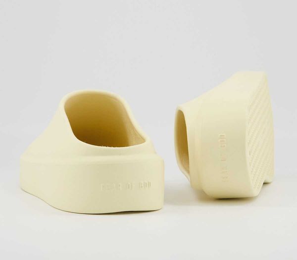 

fear of gods slip-on slippers casual shoes the california designer slippers slip on cement almond concrete cream oat luxurys sandals men, Black