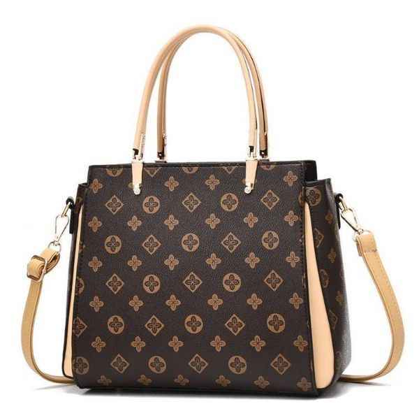 

women's bag personality large-capacity simple commuter handbag retro printing bags