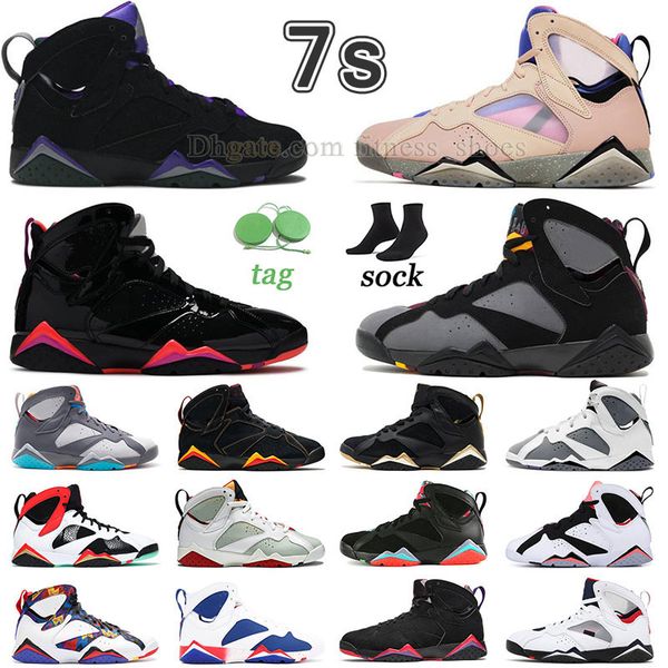 

new 7s men women basketball shoes sapphire 7 vii flint greater china university blue hare raptor vii 7 bordeaux paname citrus shimmer sweate