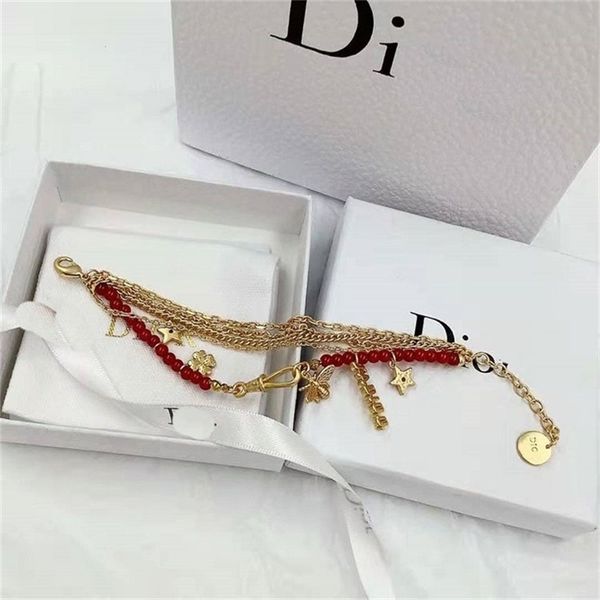 

jewelry five pointed star red bead bracelet 70% off outlet store sale, Black
