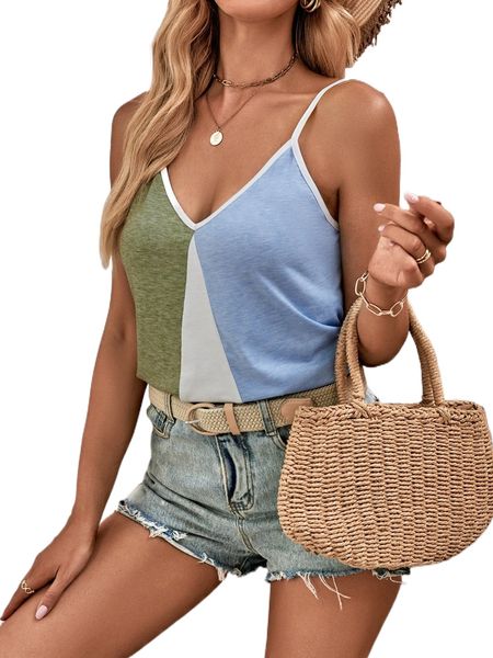 

cut and sew cami s843#, White