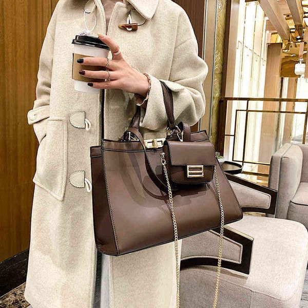

luxury brand handbags pu leather shoulder bag women handbags luxury totes large capacity hand bag g220517