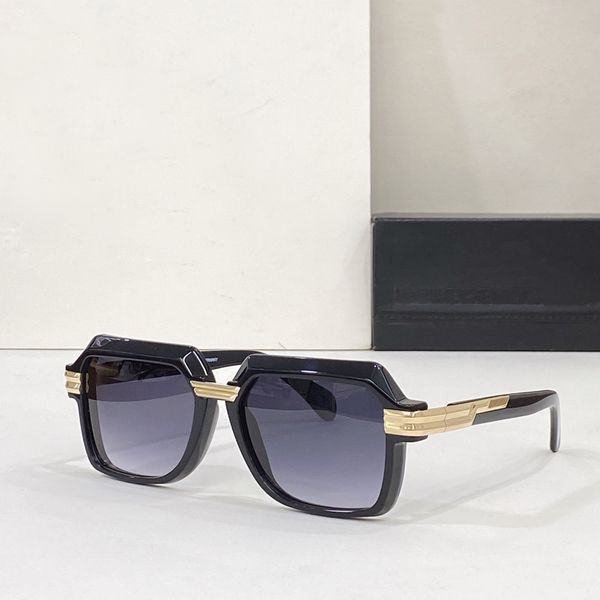 Винтажные солнцезащитные очки 8043 черно золото -серое градиент -градиент поп -копчик оттенки Sonnenbille UV400.