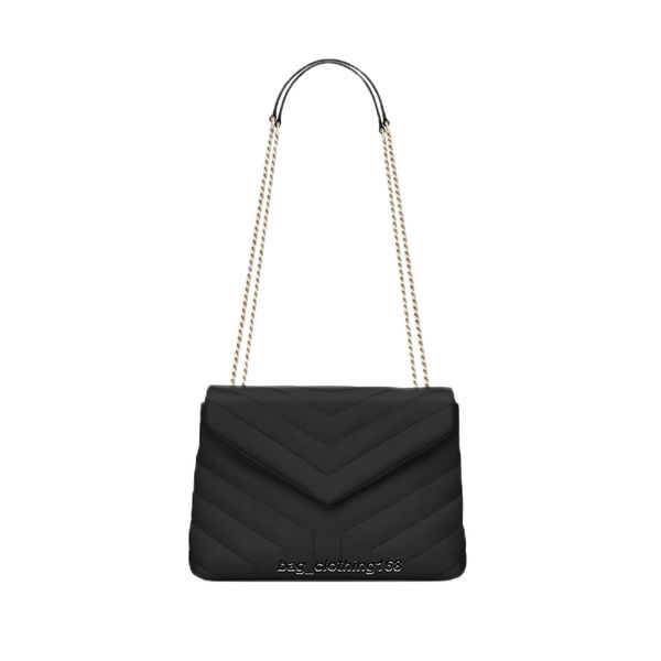 

luxury designer bag handbag woman cross body 3 sizes loulou y-shaped handbags shoulder bag messenger bags leather tote wallet wholesale blac