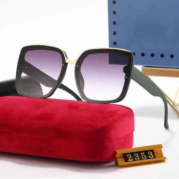 

sun glass eyewear new style women's large frame sunglasses fashion driver's sunglasses 2353 with cases, White;black