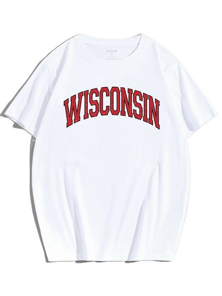 

men letter graphic tee k7wu#, White;black