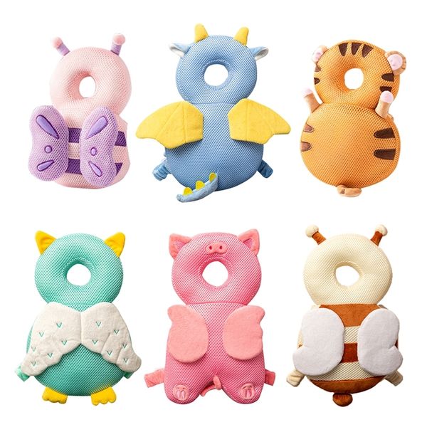 

baby head protection pillow cartoon infant anti-fall pillow soft pp cotton toddler children protective cushion baby safe care 220816