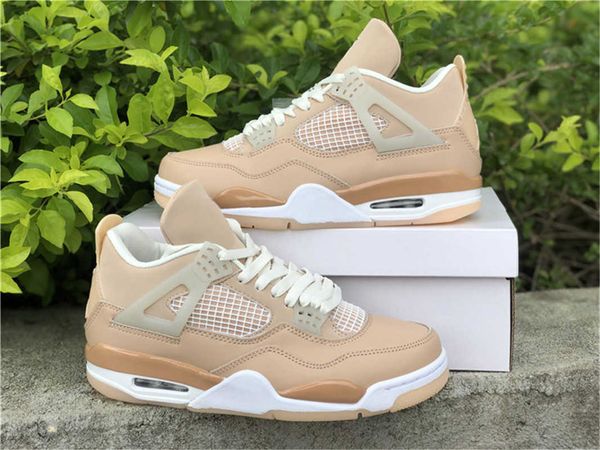 

2022 authentic 4 shimmer 4s men woman basketball shoes ronze eclipse orange quartz metallic silver dj0675-200 sports sneakers with box