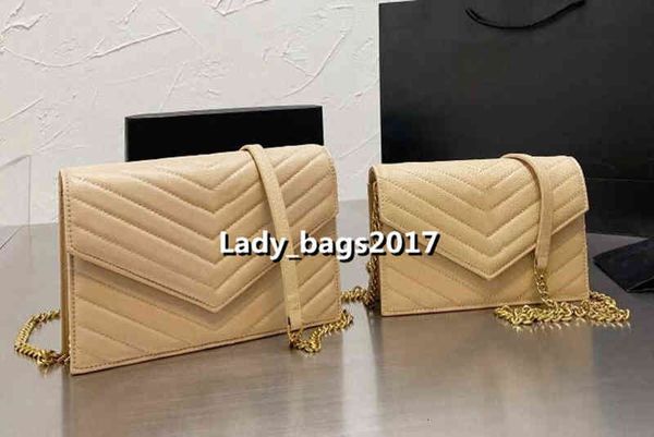 

7a+women genuine leather chain purse clutch lady shoulder bag cowhide handbag presbyopic card holder messenger evening cross body bags 16cm