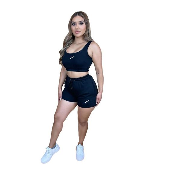 Set da 2 pezzi Tute da donna Abbigliamento da allenamento Palestra Set da yoga Fitness Abbigliamento sportivo Crop Top Reggiseno sportivo Leggings senza cuciture Active Wear Completo completo