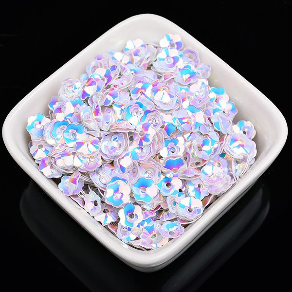 

notions wholesale mix color 6mm 3d plum flower pvc sequins sewing wedding craft embellishment findings for garments diy accessories, Black