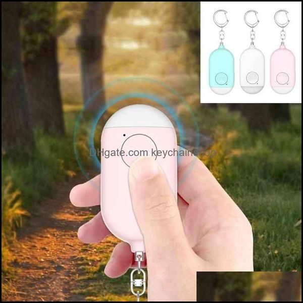 

key rings jewelry 50le sos keychain suitable for ladies men the elderly and children personal alarm protection safety equipment drop deliver, Slivery;golden