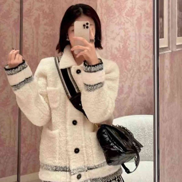 

women's knits tees autumn and winter korean version of products college style long sleeve lapel single breasted loose knitted cashmere, White