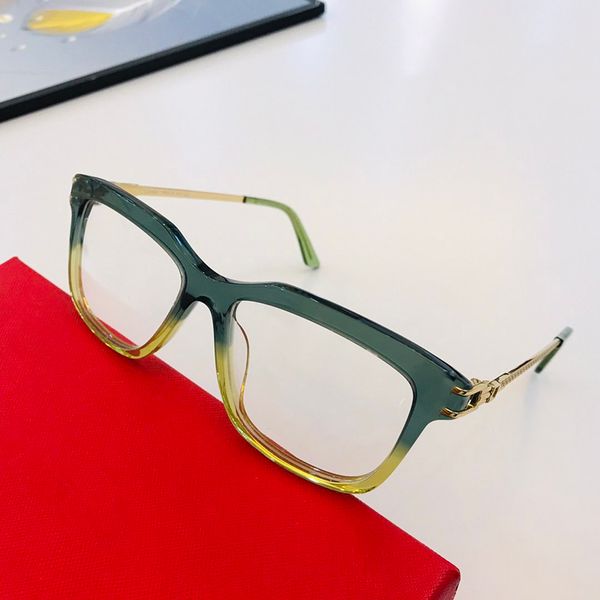 

womens sunglasses frames cat eye plank advanced texture gold arms female summer fashion stitching matte blue and white with original box siz, Black