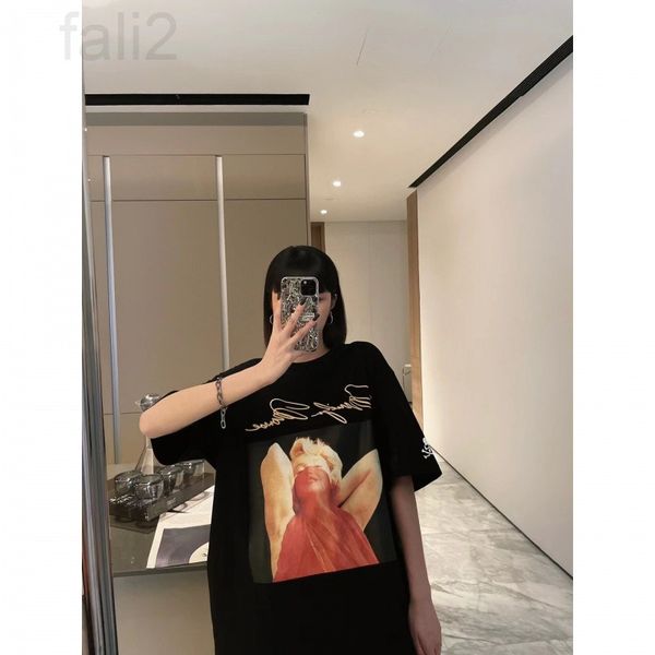 

women's t-shirt designer chaopai 22 early spring new american black short sleeve t-shirt women's minority design ins loose round n, White