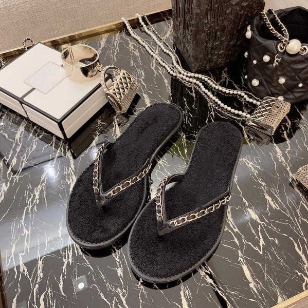 

2022 luxury designer fashion soft sole sandals slippers summer thick bottom bone white ladies outdoor beach casual shoes, Black