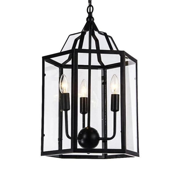 Lâmpadas pendentes American Country Lights Stairway Estilo Euro Corredor Home Garden Iron Carnival Lamp Bird Cage Villa Club LampiFel