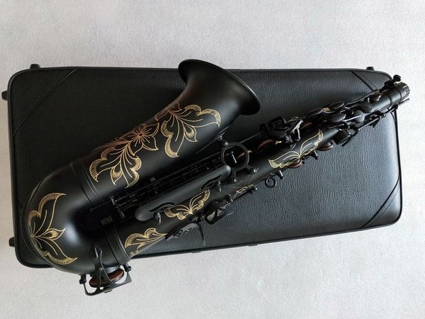 

saxophone new arrival alto black sas-872 sax ebtune music instrument super performance with leather box