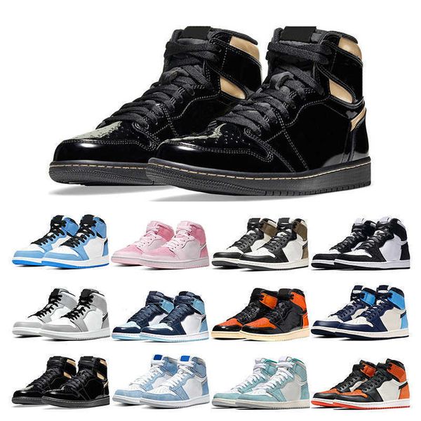 

new basketball shoes 1s mens trainer jumpman 1 women university blue dark mocha obsidian smoke grey panda sneaker outdoor sports shoe