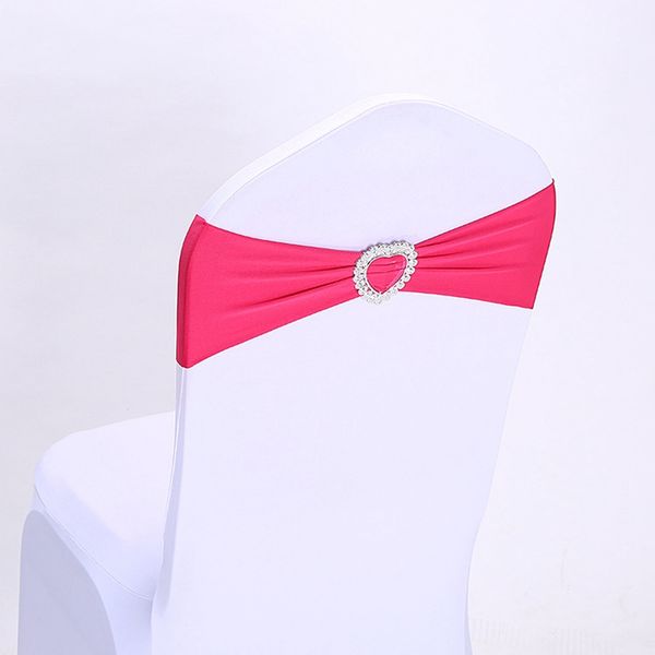 14*35cm Liebe Herz stil Spandex Lycra Stuhl Abdeckungen Schärpe Bands Party Stühle Dekoration Hotel Hochzeit Geburtstag stuhl Schärpen