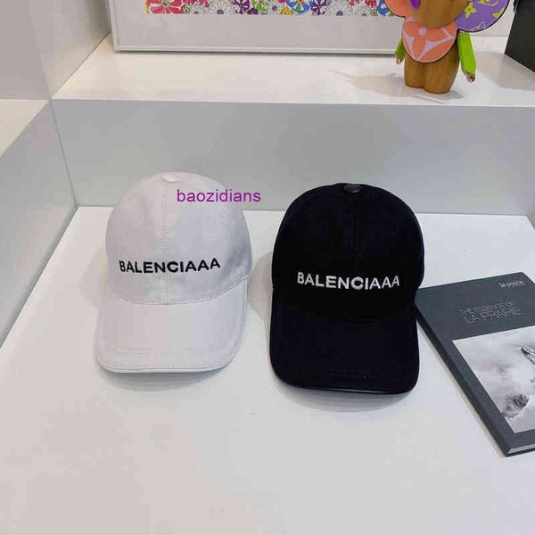 

balencaigass designers hat baseball hats caps home b correct version tide brand high-quality embroidered letters and women's solid hat, Blue;gray