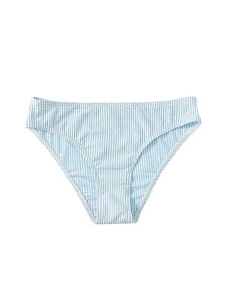 

plain striped bikini bottom w0pp#, White;black