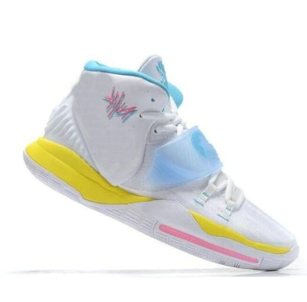 

men womens irving kyrie 6 basketball shoes kids kyries 6s vi sneaker tennis white gold black bhm n7 vast grey bruce lee miami mamba 7-12 a1