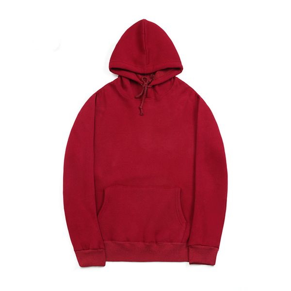 

no logo no pattern men's hoodies sweatshirts pullovers brand luxury sportswear sweatshirt loose fashion tracksuit leisure jacket zx0157, Black