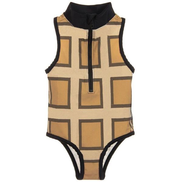 

kids bathing suits summer stripe thread head check pattern girl swimsuit set fashion comfortable clothes children's bikinis c195z