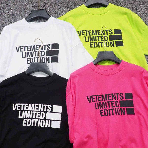 

2022 summer fashion brand weitemeng items foaming letter printed men's and women's short sleeve t-shirt, White;black