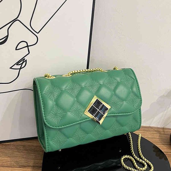 

ladies fashion luxury brand tide bag wholesale new style one shoulder messenger high sense chain women's small
