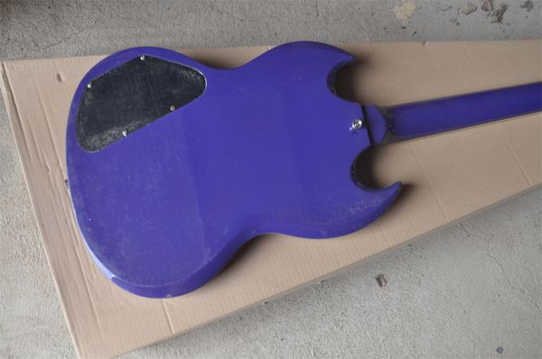 

purple six string sg electric guitar we can customize various guitars