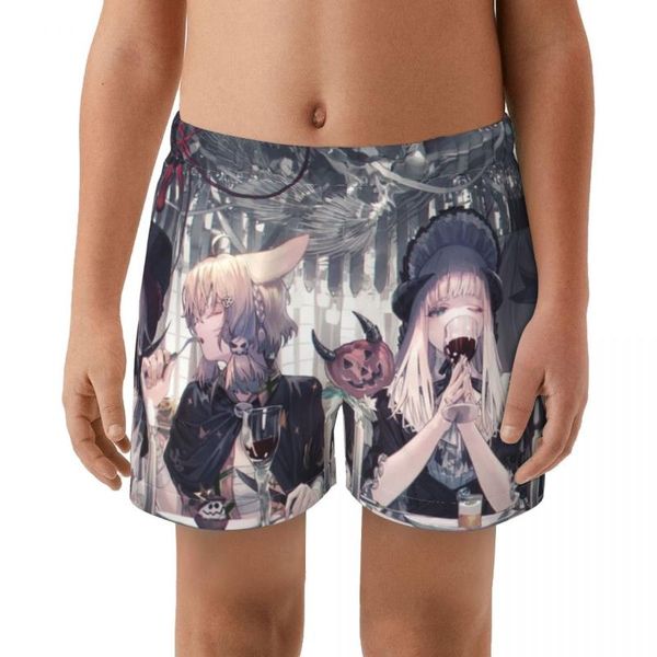 Os shorts masculinos Arknights vendem roupas de banho de baús de nadar na praia hi-q com bolso fofo springs esportes terno de banho de banho