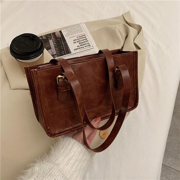 

designer bags women 3 colours plain pu vintage flap shoulder fashion bag