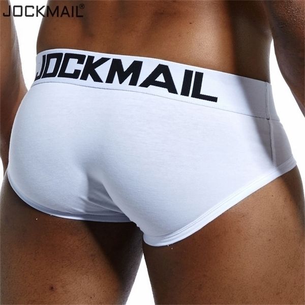 JockMail Brand NOVO Design Design Roupa Soft Men Briefs Cotton Male calcies Slip Cueca Gay Underpants Fashion Briefs Men Shorts T200517