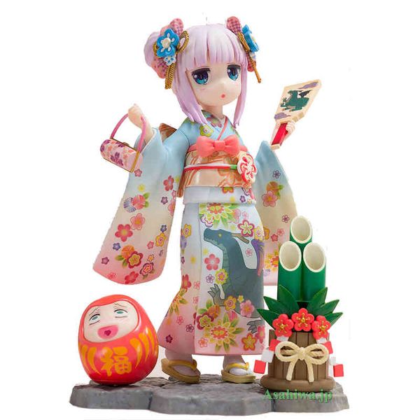 

18cm anime miss kobayashi's dragon maid pvc action figure cute girl model toys collection doll gift for adult