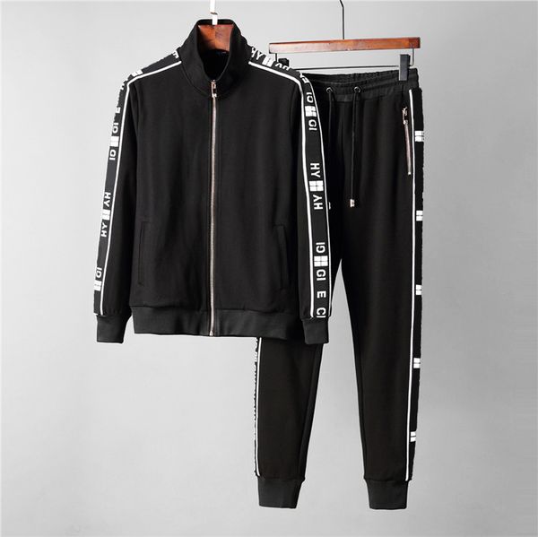 

2022 mens designer tracksuit men womens jogger sweatsuits man pants track suit clothing casual sweatshirt pullover tennis sport tracksuits s, Gray