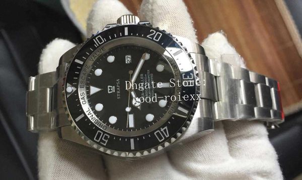 

mens automatic cal.3135 watch men eta black ceramic bezel dive sea 116660 steel watches dweller n factory 126660 perpetual wristwatches, Slivery;brown
