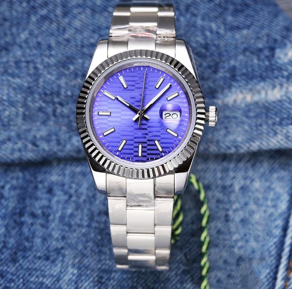 

2022 new blue dial mens watch 41mm mp factory sapphire glass asia 2813 movement automatic mechanical stainless steel self-winding wristwatch, Slivery;brown