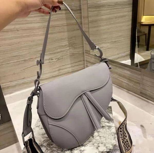 

designer bright matte saddle's bags lady crossbody handbag women luxurys designers fashion letter shoulder genuine leather messenger ba