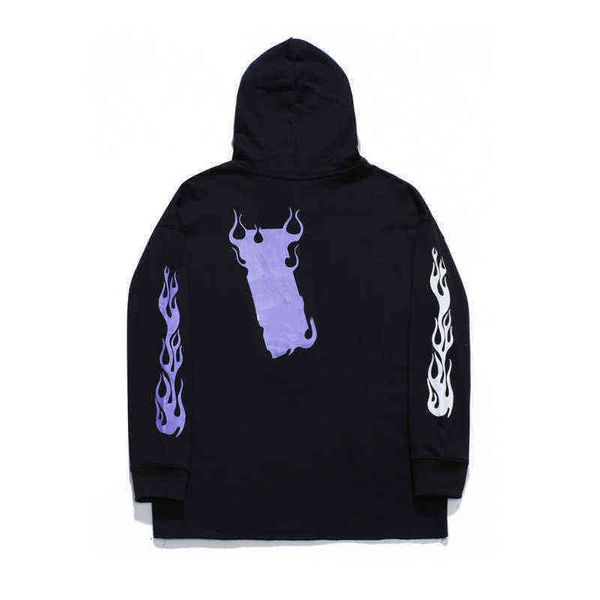 

mens big v hip hop stylist hoodies long sleeve vlones hoodie men women sweatshirts ow pa hoodiees tshirtsysb623s, Black