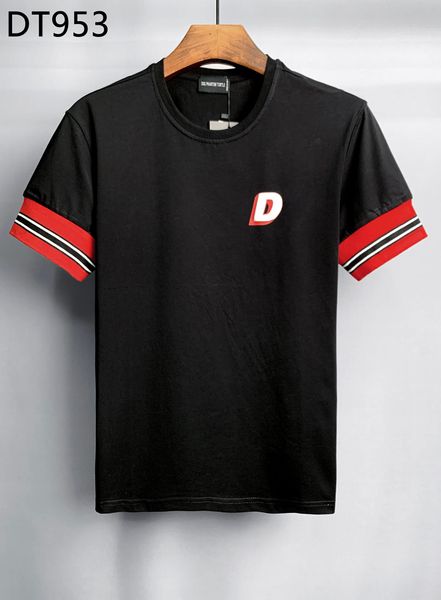 

dsq phantom turtle 2022ss new mens designer t shirt paris fashion tshirts summer dsq pattern t-shirt male 100% cotton 68844, White;black