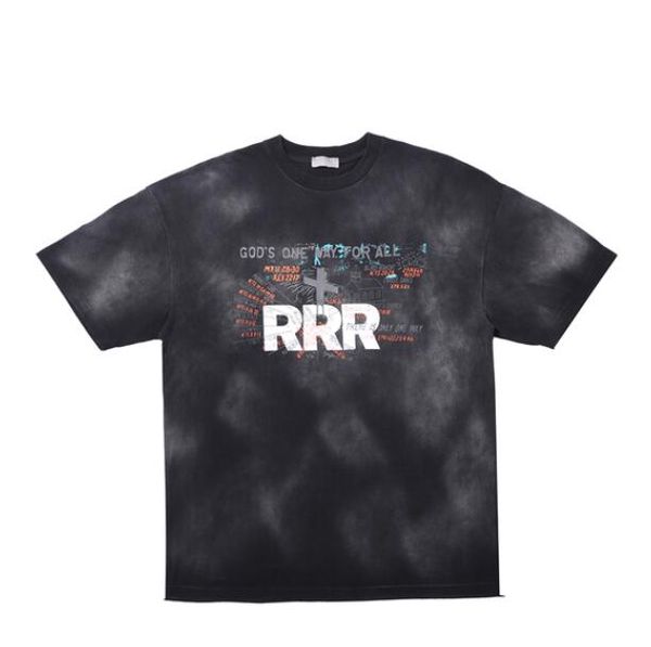 

high street vintage old lettered heavy washed short sleeve t-shirt, White;black