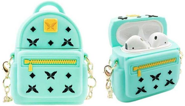 

case for airpods 1&2 case,silicone 3d cute funny cartoon character kawaii bag airpods cover shock proof compatiable with wireless